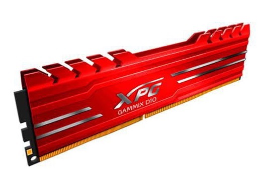 Memria RAM ADATA XPG GAMMIX D10 DDR4 8GB (1x8GB) 3200MHz CL16 Vermelha 2